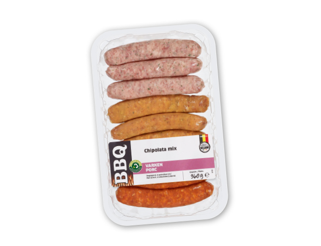 BBQ-chipolatamix