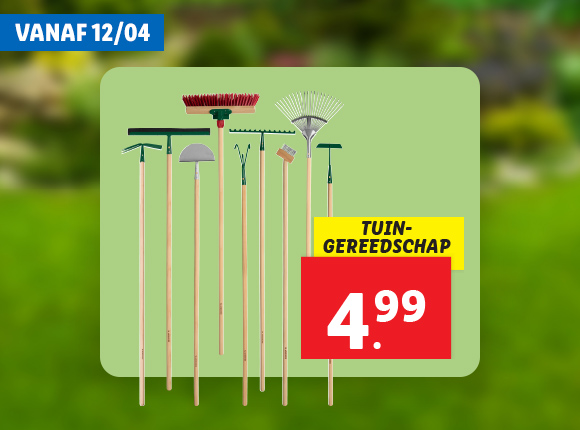 Tuin bij Lidl