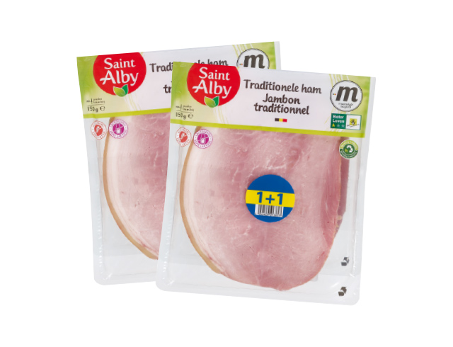 Traditionele Meesterlyck-ham