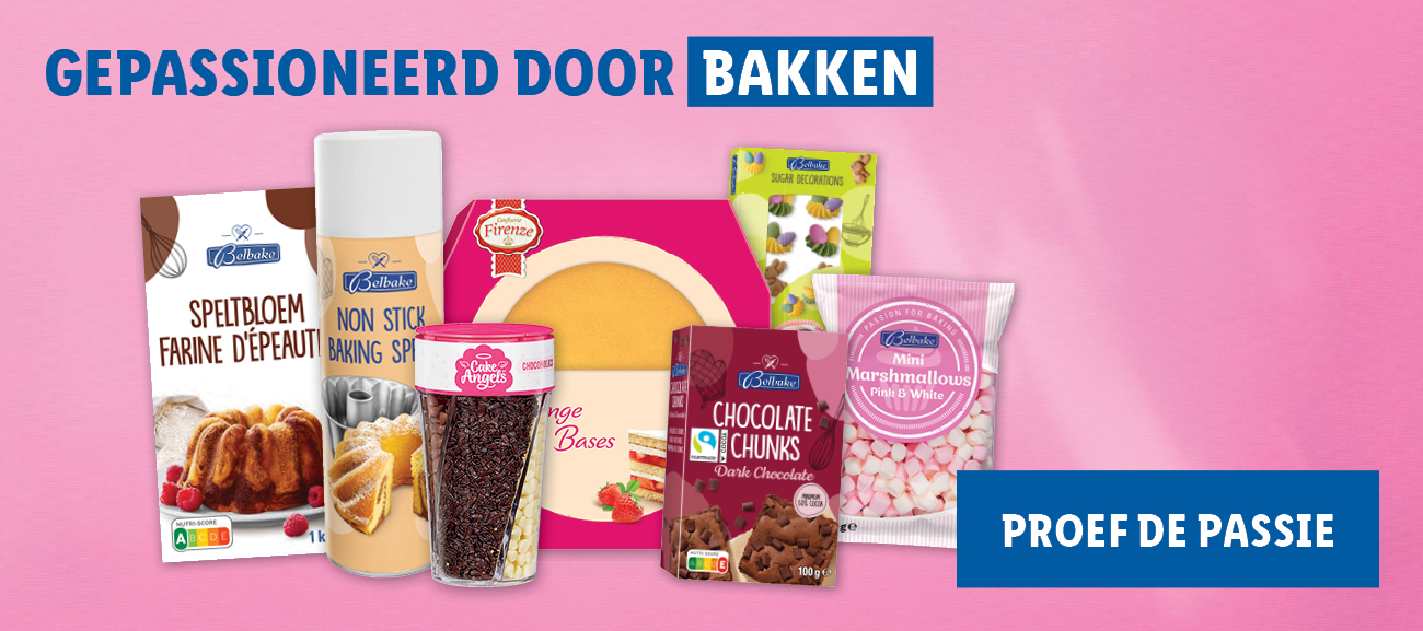 Gepassioneerd door bakken met de producten van Belbake