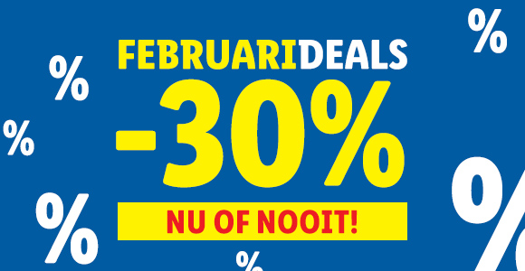 30% korting met code MIN30