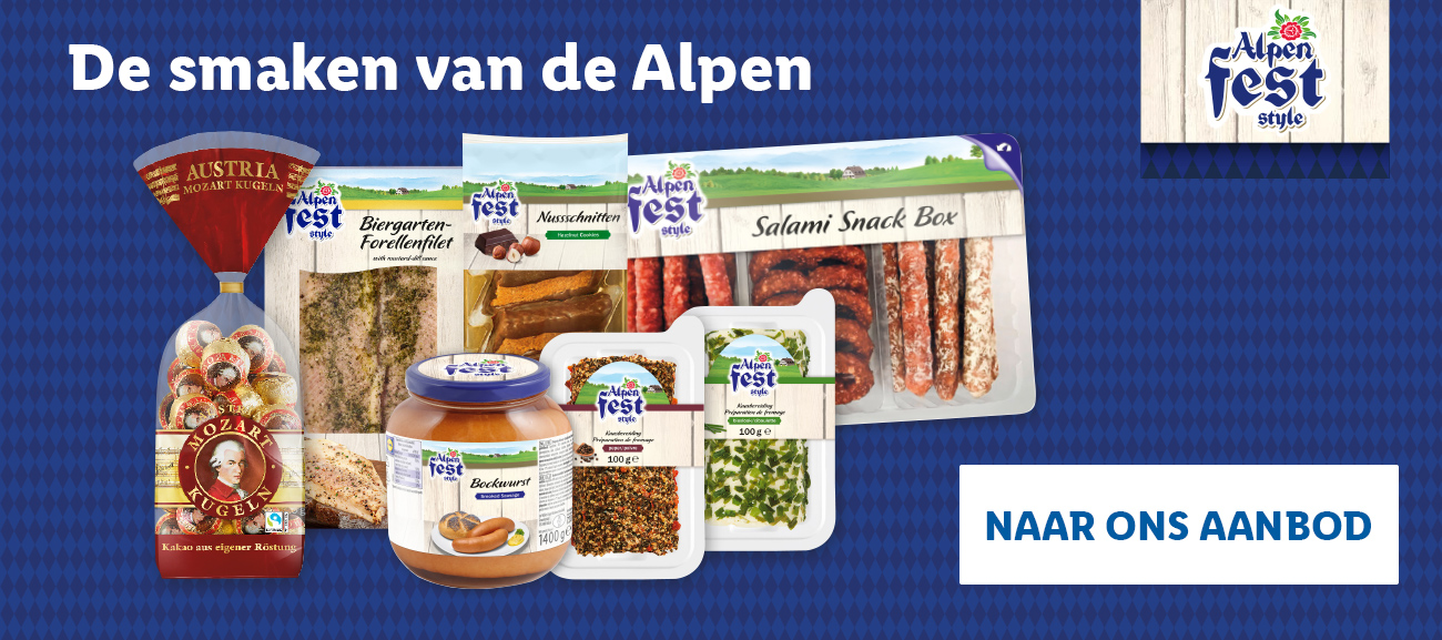 Alpenfest: de smaken van de Alpen bij Lidl