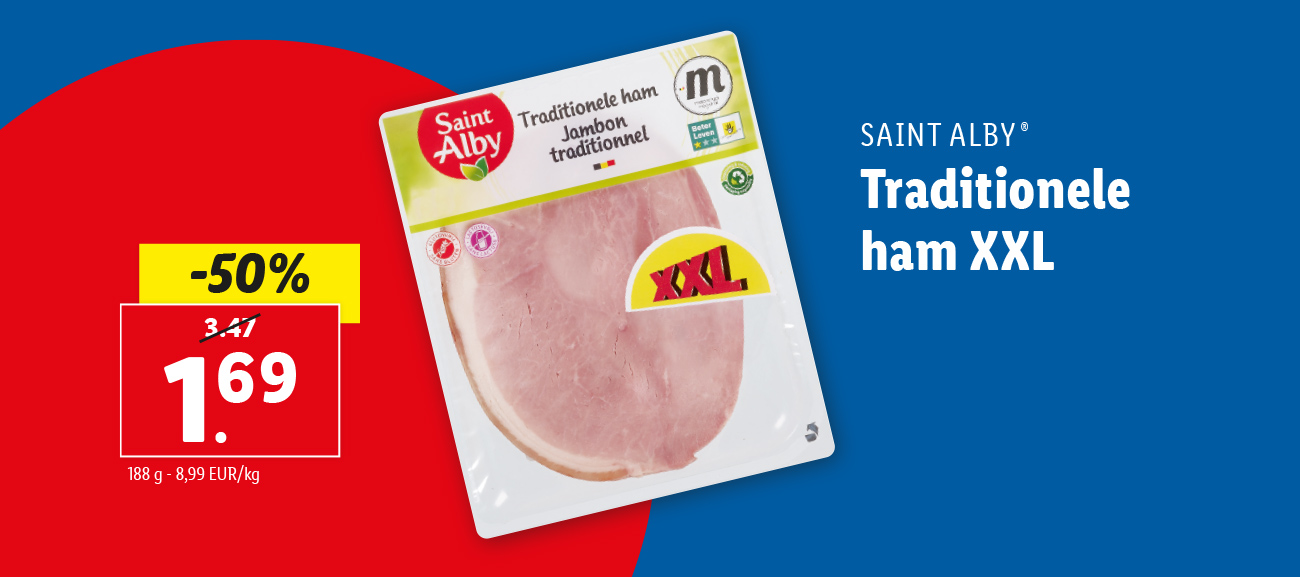 Traditionele ham XXL