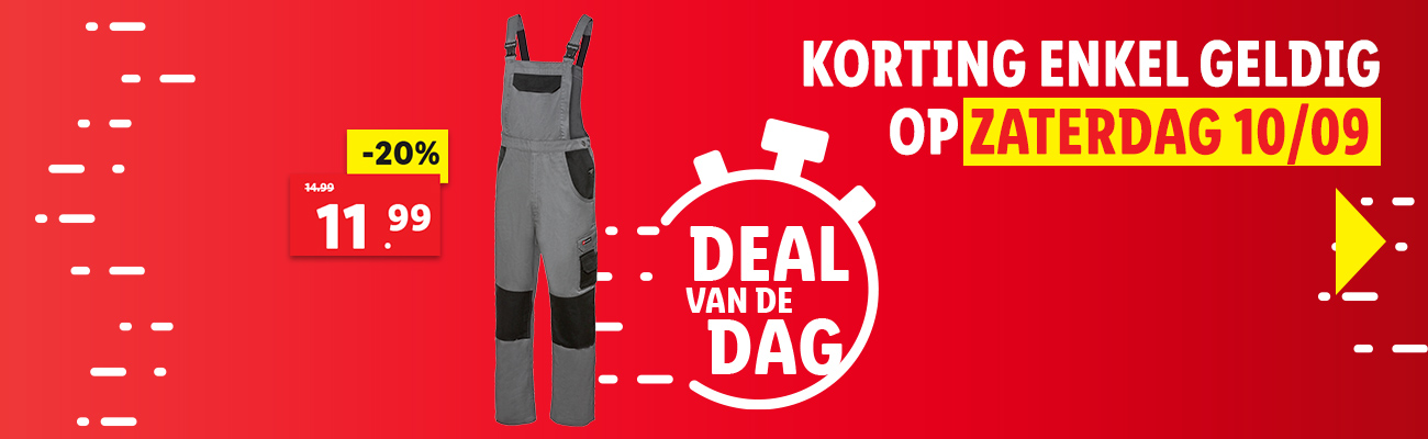 Deal van de dag: werkoverall