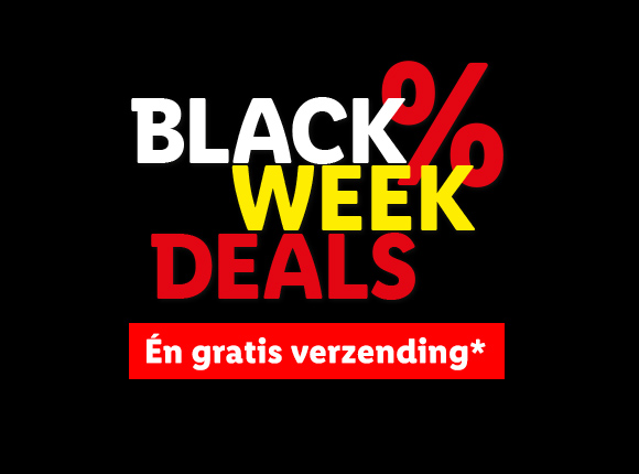 Black Week Deals mét gratis verzending!