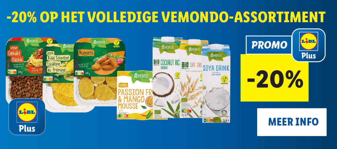  -20% op het volledige Vemondo-assortiment