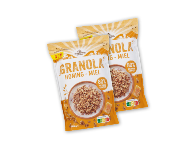 Granola honing