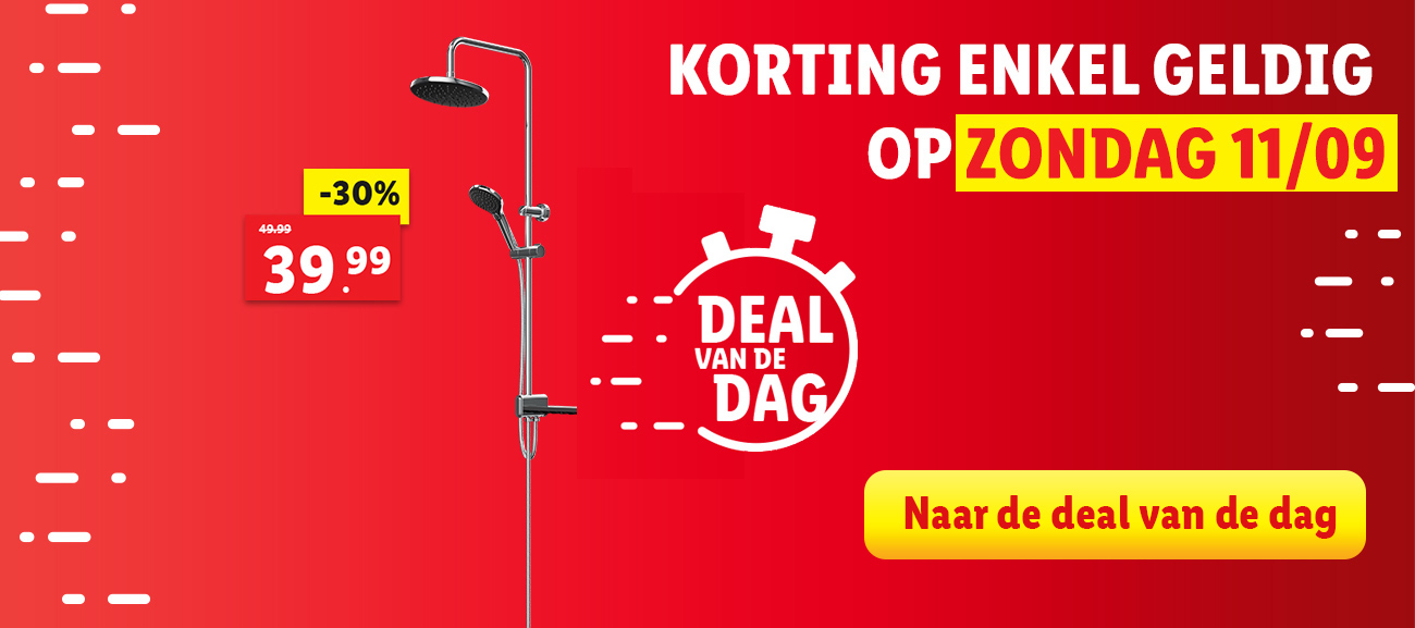 Deal van de dag: doucheset