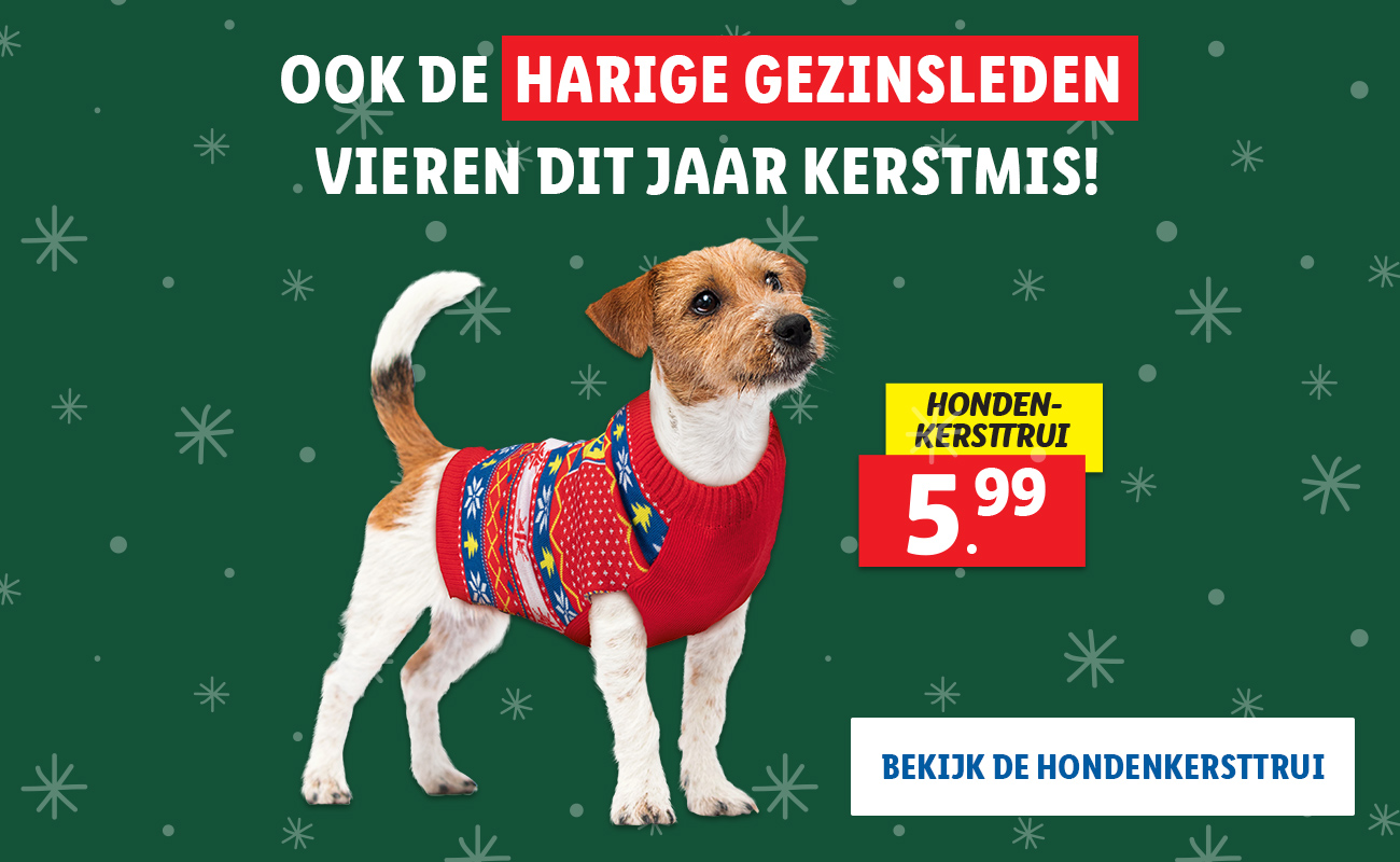 Hondenkersttrui
