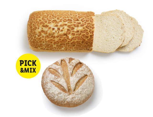 Rond boerenbrood of tijgerbrood