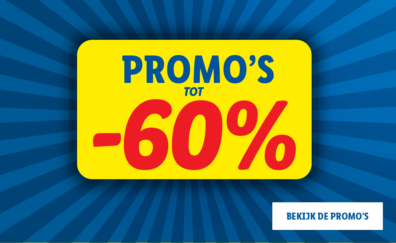 50 promo's tot -50%