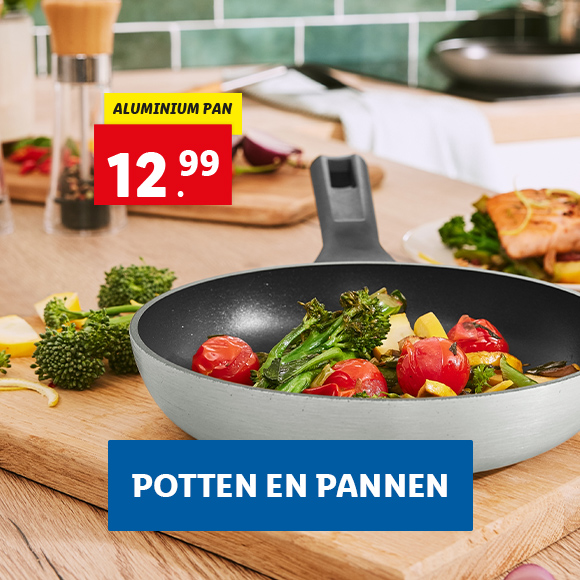 Potten en pannen bij Lidl