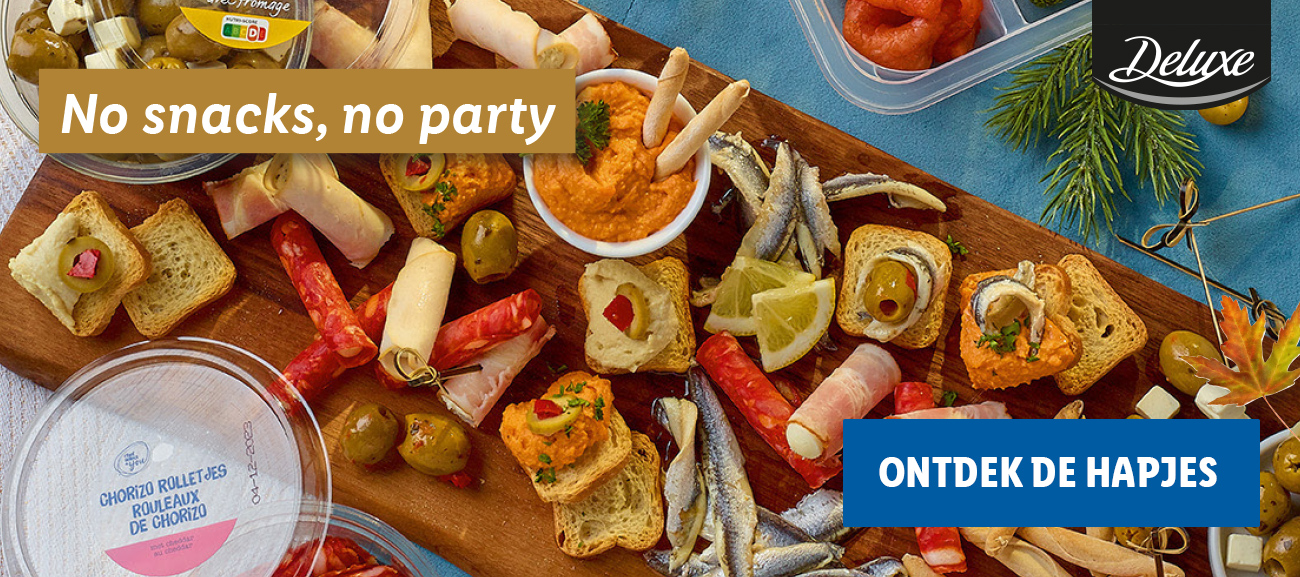 Deluxe aperitiefhapjes