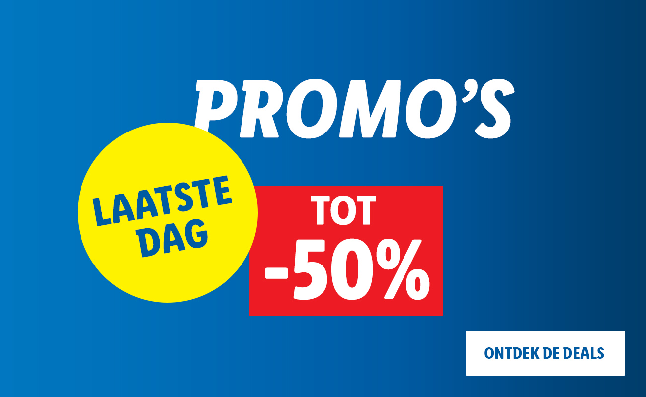 Promo's tot -50%