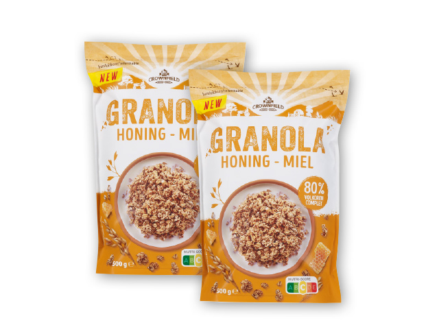 Granola honing