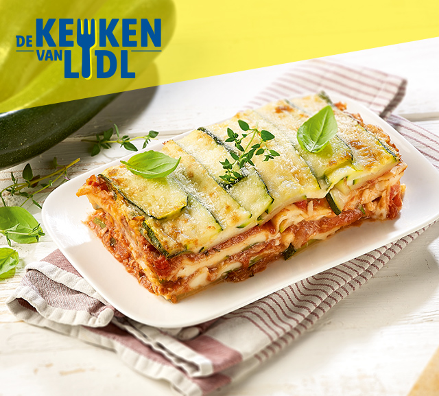 Lasagne met courgette en tonijn
