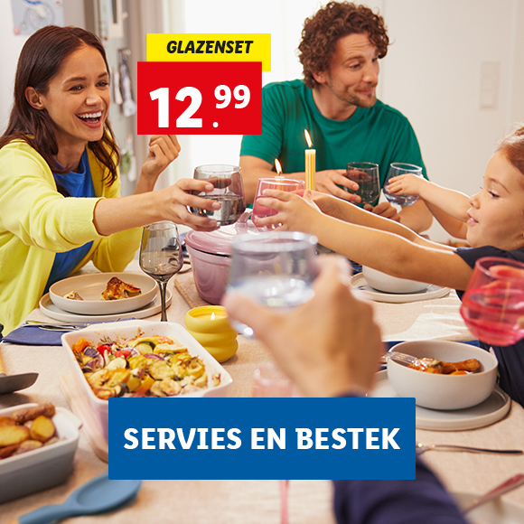 Servies en bestek bij Lidl