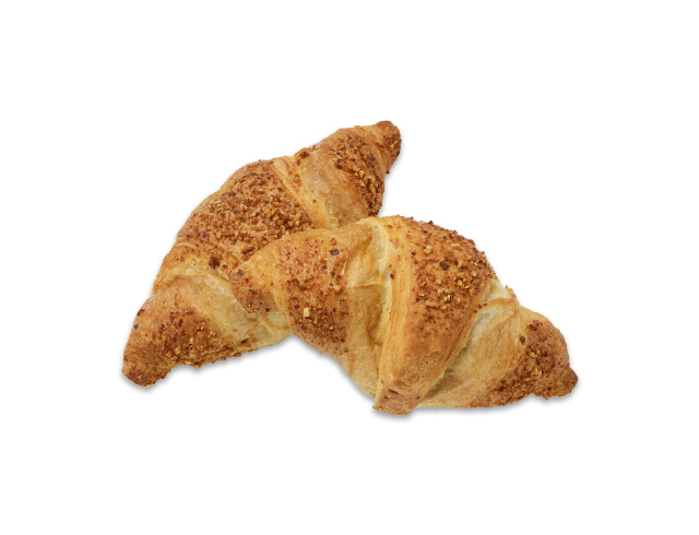 Botercroissant met hazelnootvulling