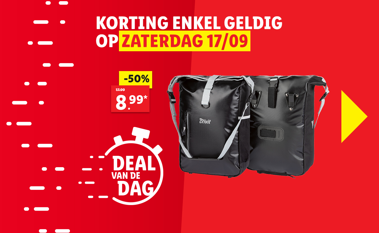 Deal van de dag: fietstassen