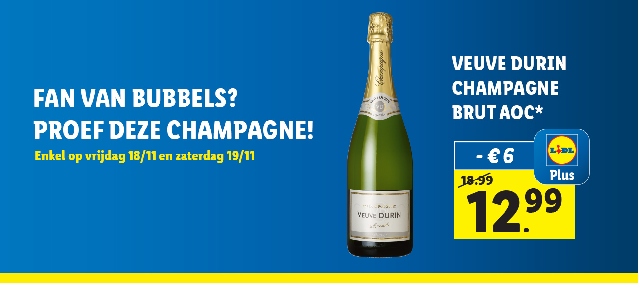 Champagneactie Lidl Plus