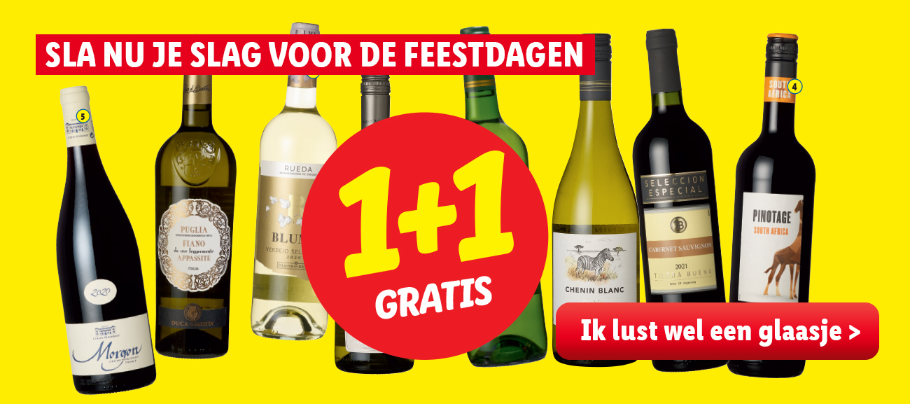 1+1 Wijnactie
