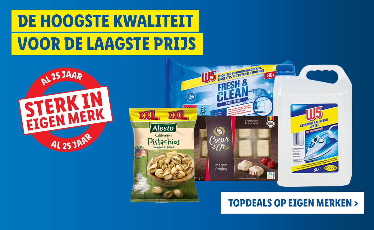 De eigen merken van Lidl