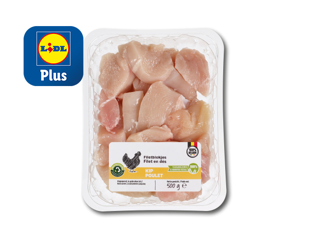Kipfiletblokjes