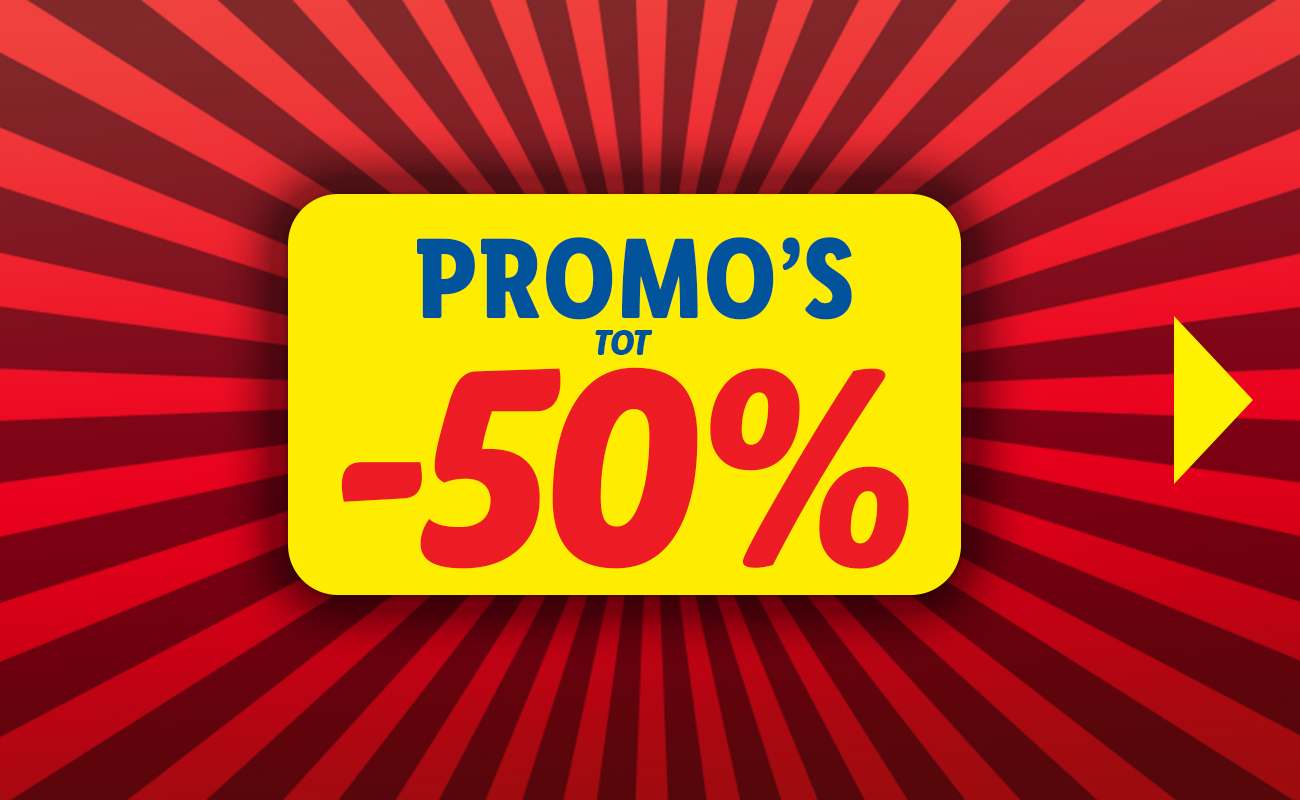Promo's tot -50%