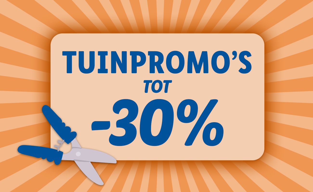 Tuinpromo's tot -40%