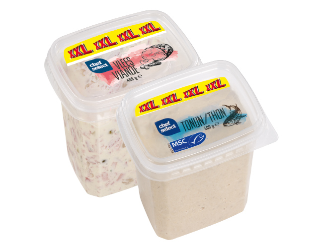 Vlees- of tonijnsalade