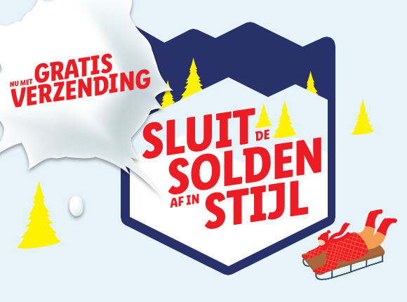 Solden met gratis verzending