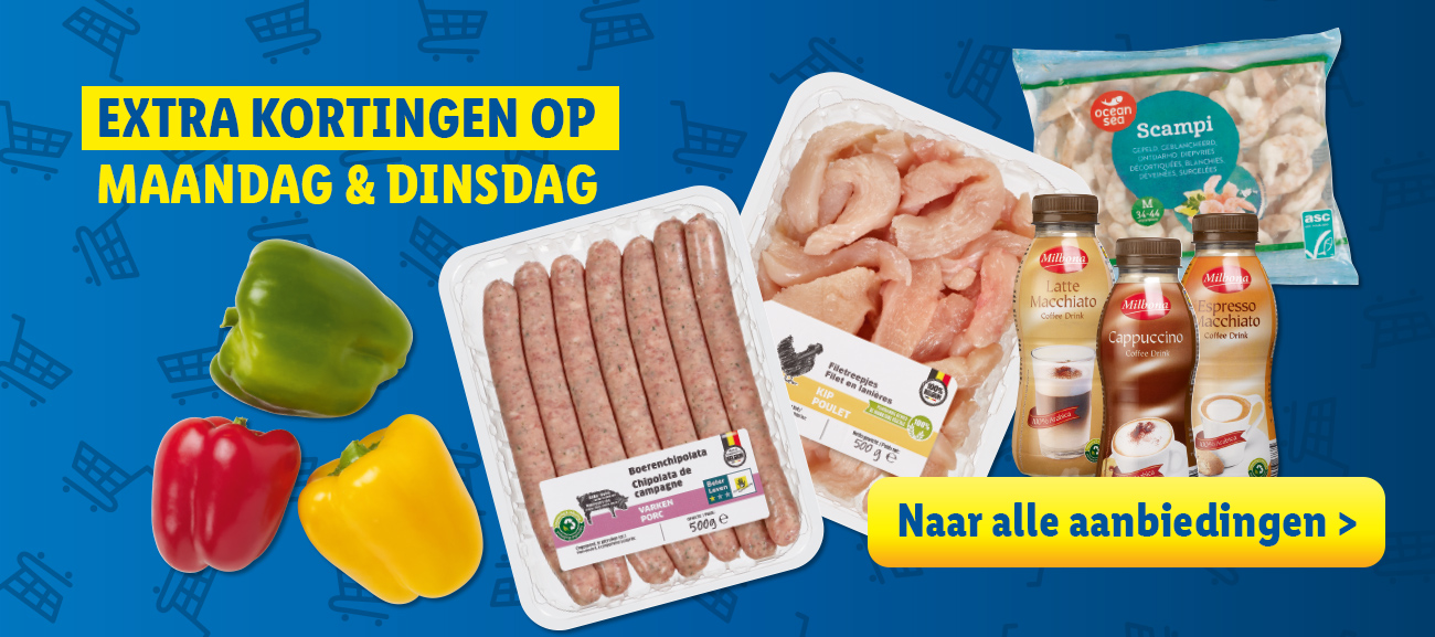 Enkel op maandag & dinsdag extra promo's in je winkel