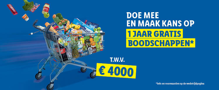 Winkelkarwedstrijd Lidl Plus